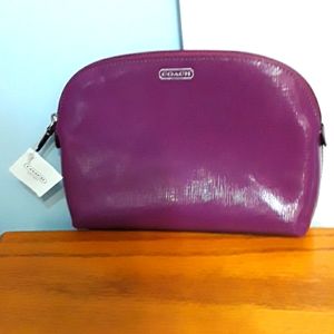 Coach makeup bag in amethyst